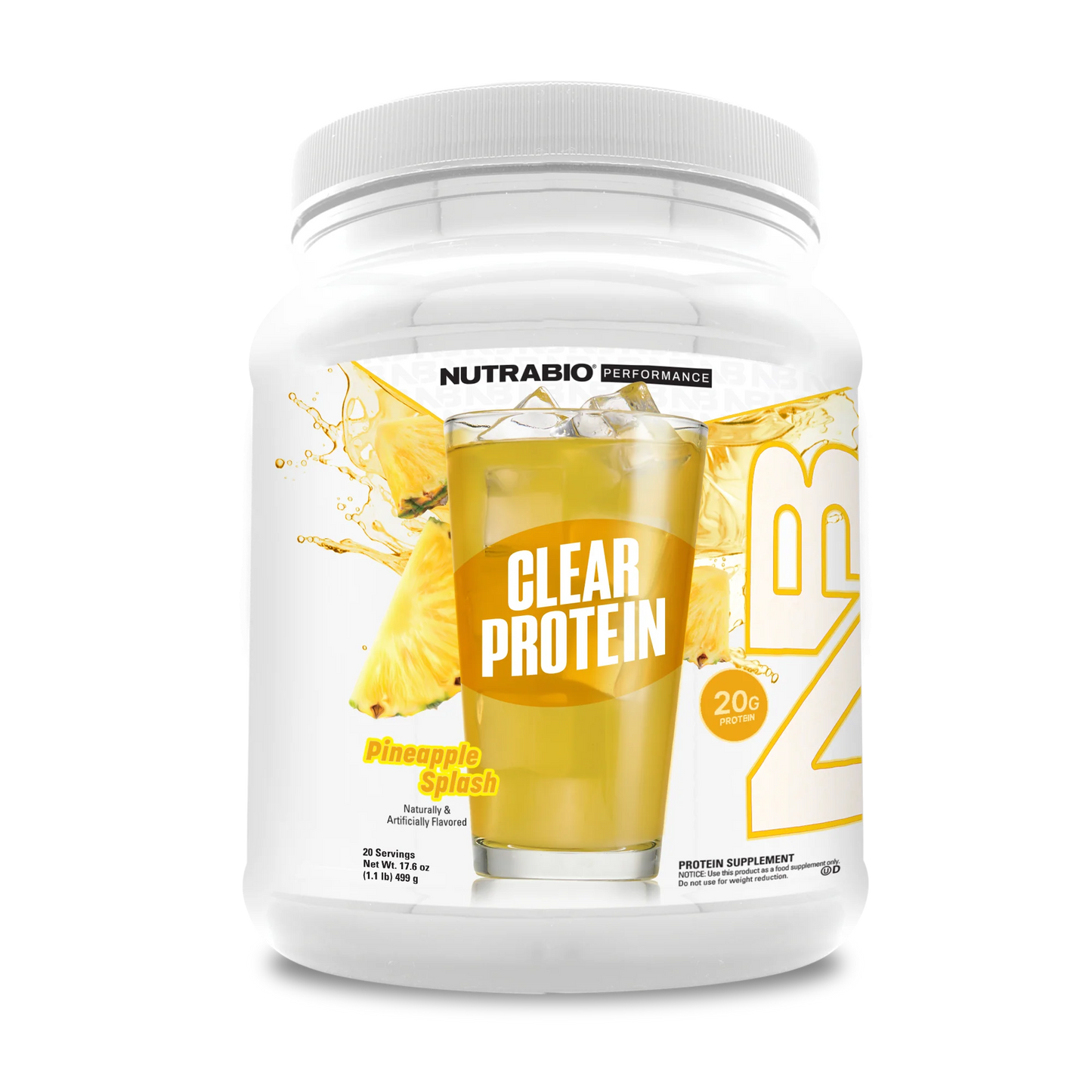 Clear Whey Protein Isolate Powder - NutraBio - ATX Supplements & Nutrition