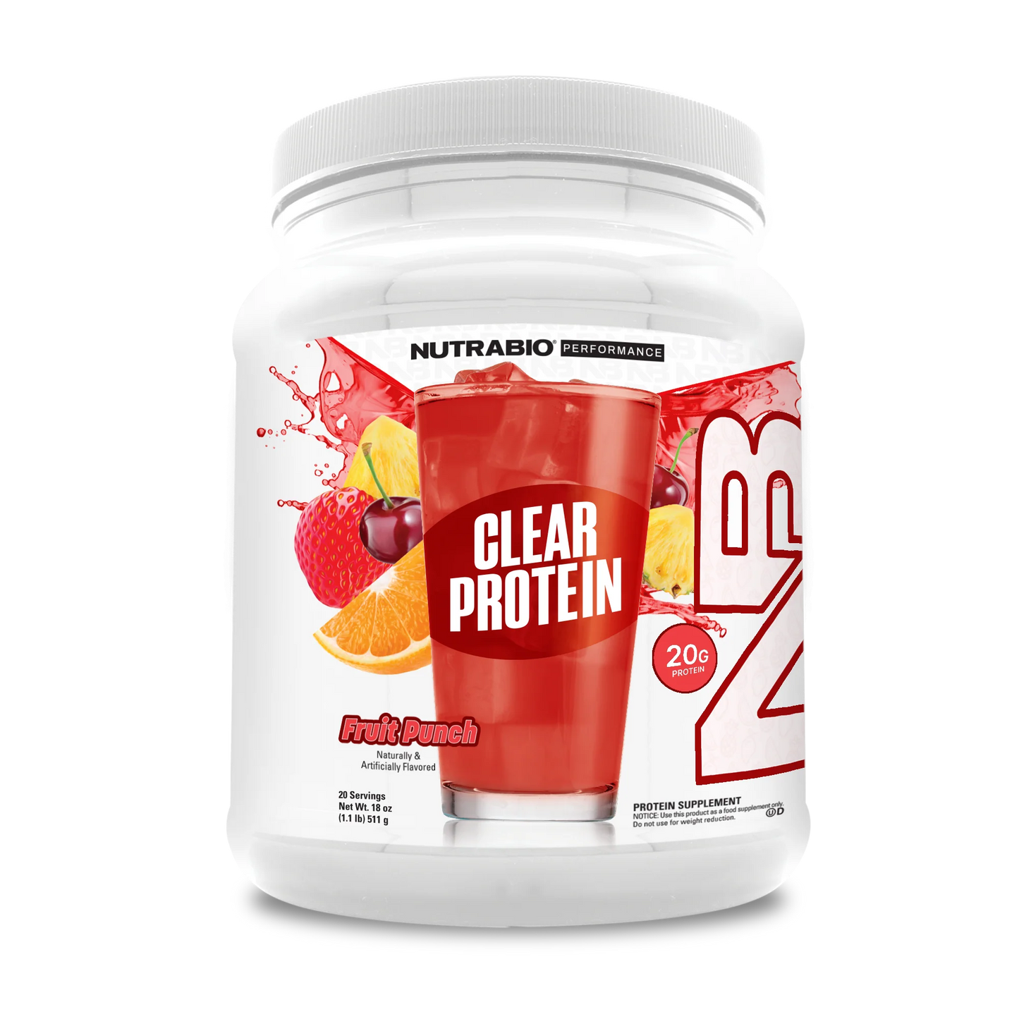 Clear Whey Protein Isolate Powder - NutraBio - ATX Supplements & Nutrition