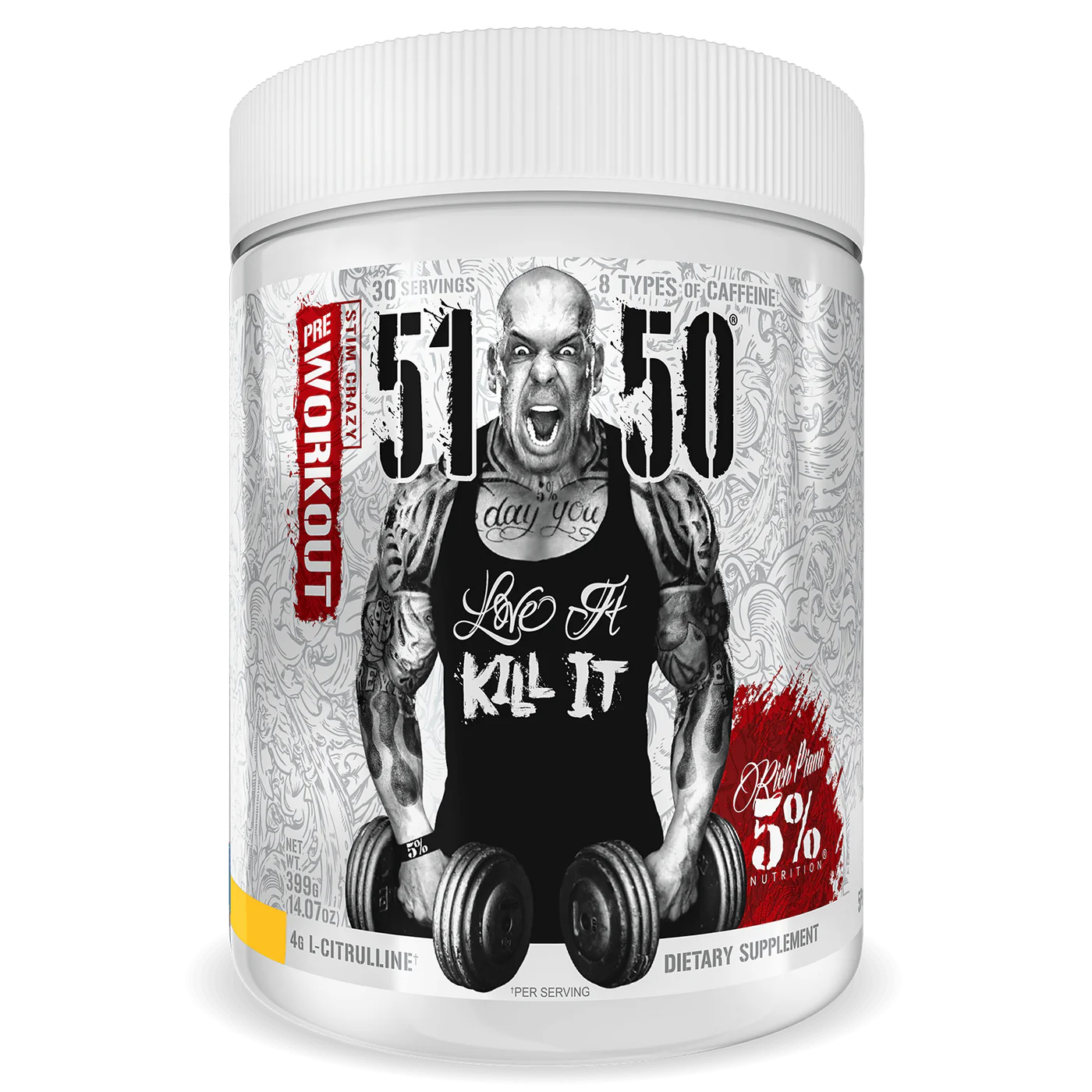 5150 (High-Stim Pre-Workout) - 5% Nutrition - ATX Supplements & Nutrition