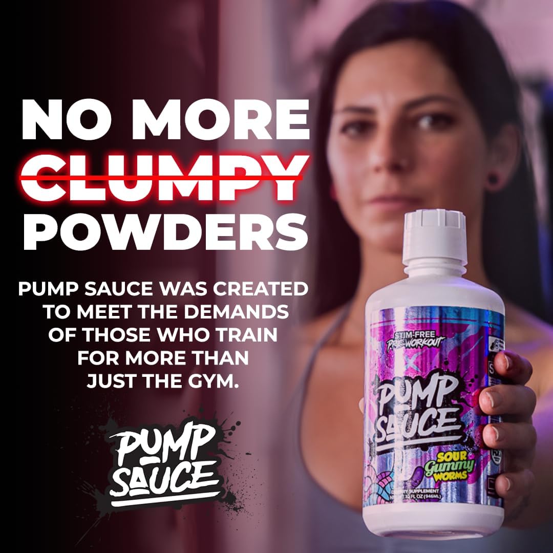 Pump Sauce (Stim-Free Liquid Pre-Workout) - ATX Supplements & Nutrition
