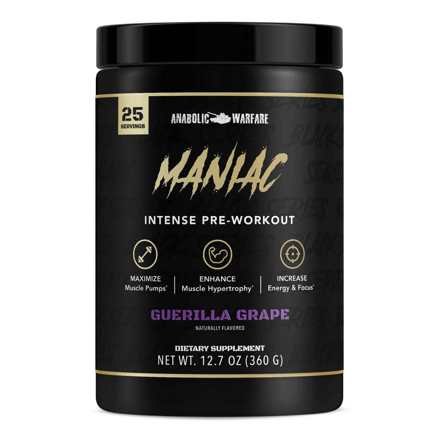 Maniac (Intense Pre-Workout) - Anabolic Warfare - ATX Supplements & Nutrition