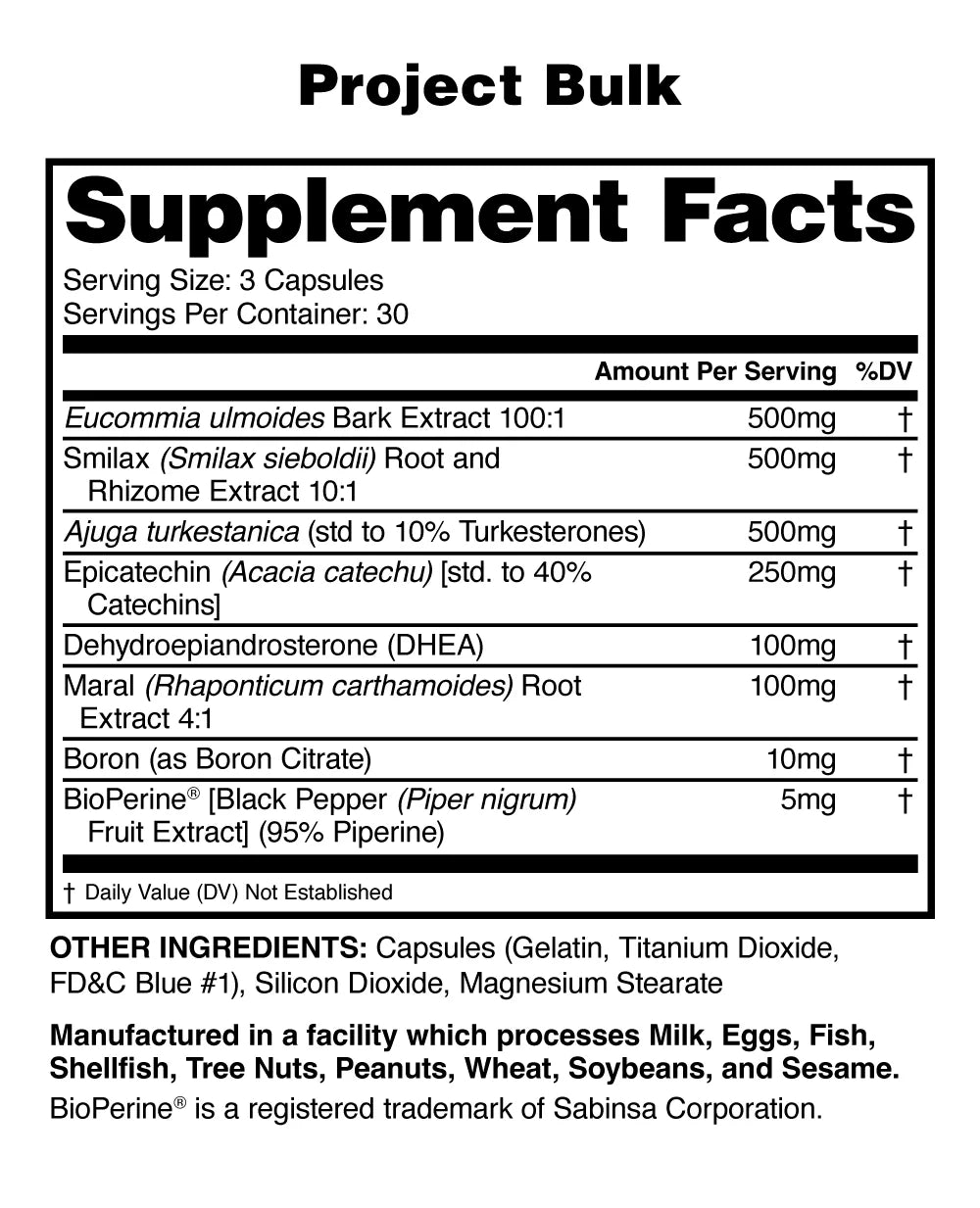 Project Bulk - Anabolic Warfare - ATX Supplements & Nutrition