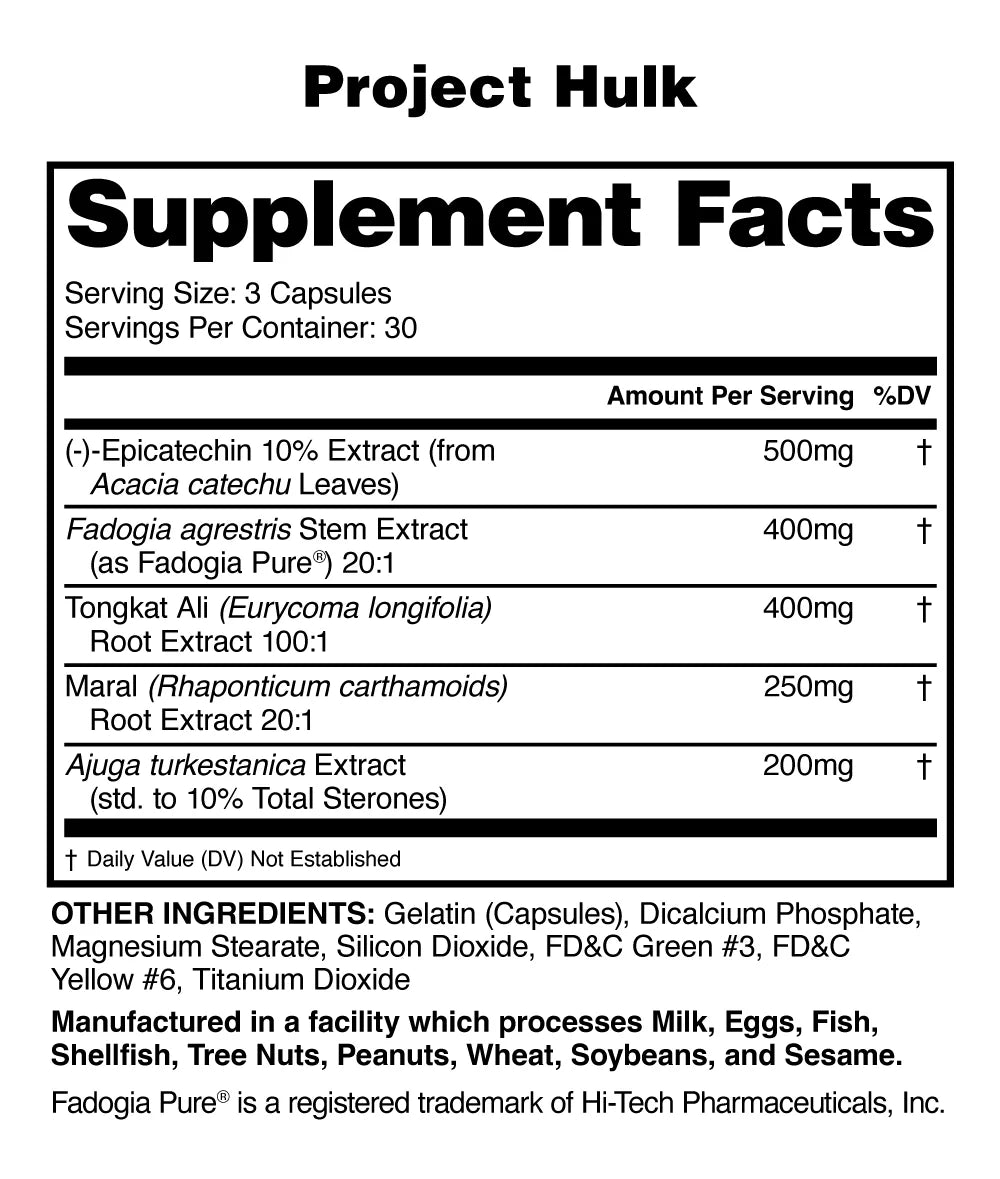 Project Hulk - Anabolic Warfare - ATX Supplements & Nutrition