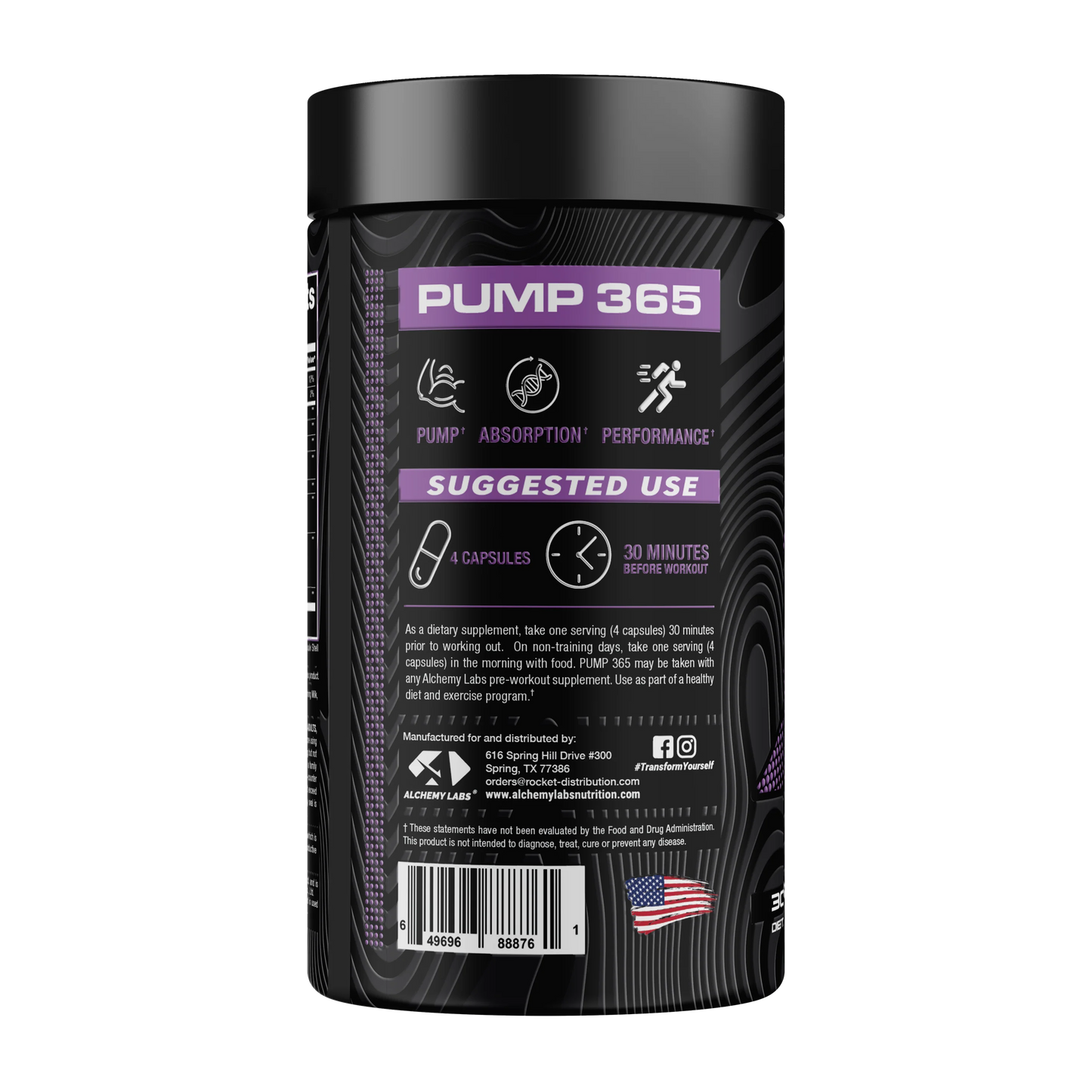 Pump 365 - Alchemy Labs - ATX Supplements & Nutrition