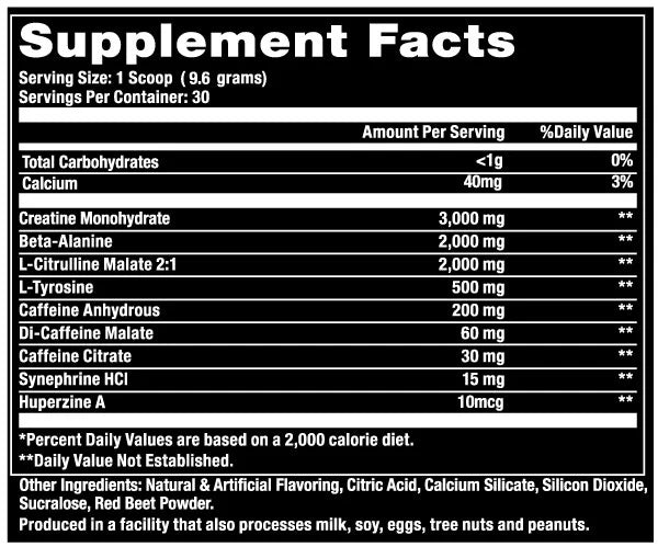 Attack Pre-Workout - Top Trainer - ATX Supplements & Nutrition