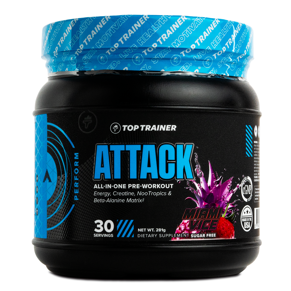 Attack Pre-Workout - Top Trainer - ATX Supplements & Nutrition