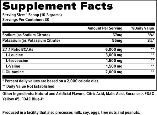 BCAAs+ - Top Trainer - ATX Supplements & Nutrition