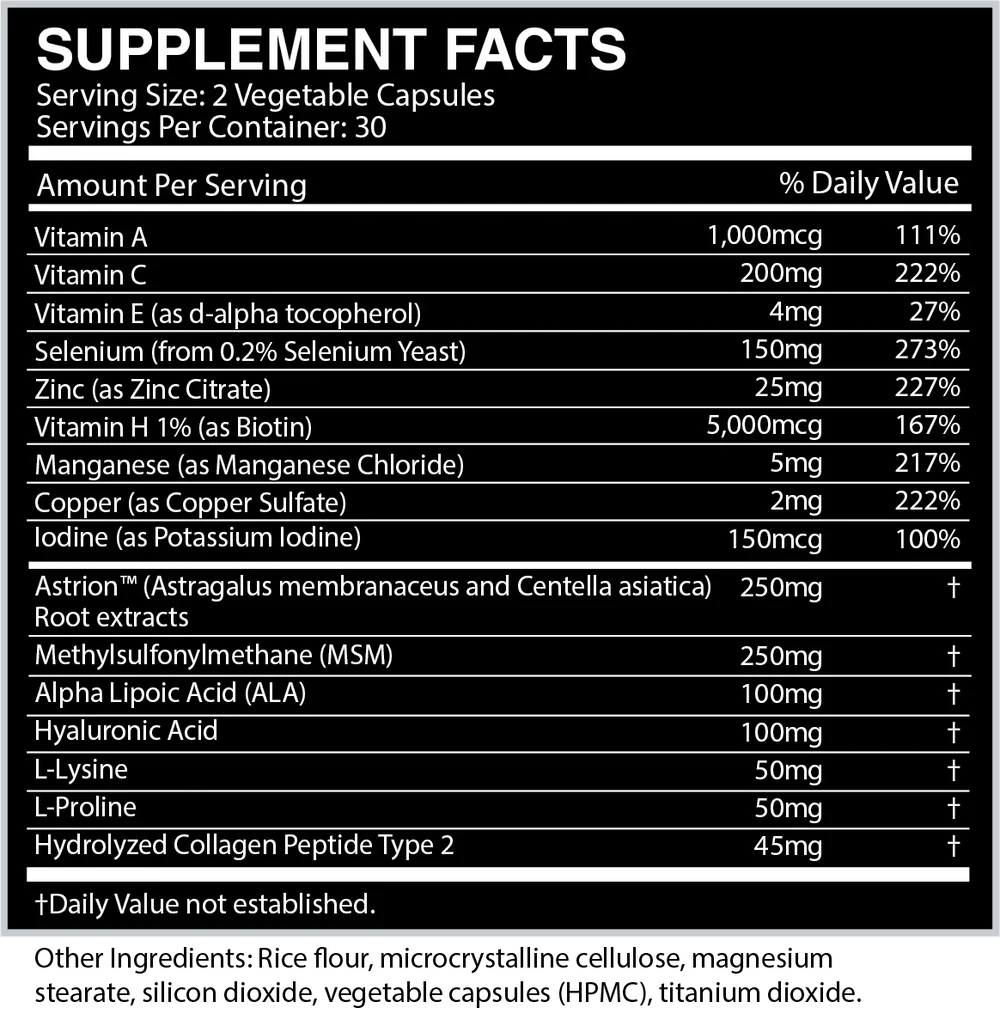 Beauty (Hair, Skin, & Nails Complex) - Centurion Labz - ATX Supplements & Nutrition