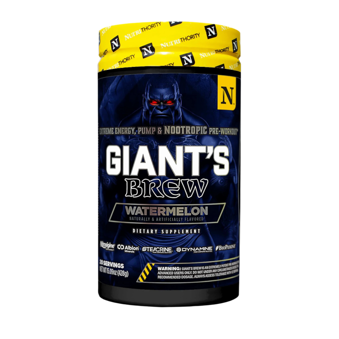 Giant's Brew Pre-Workout - Nutrithority - ATX Supplements & Nutrition