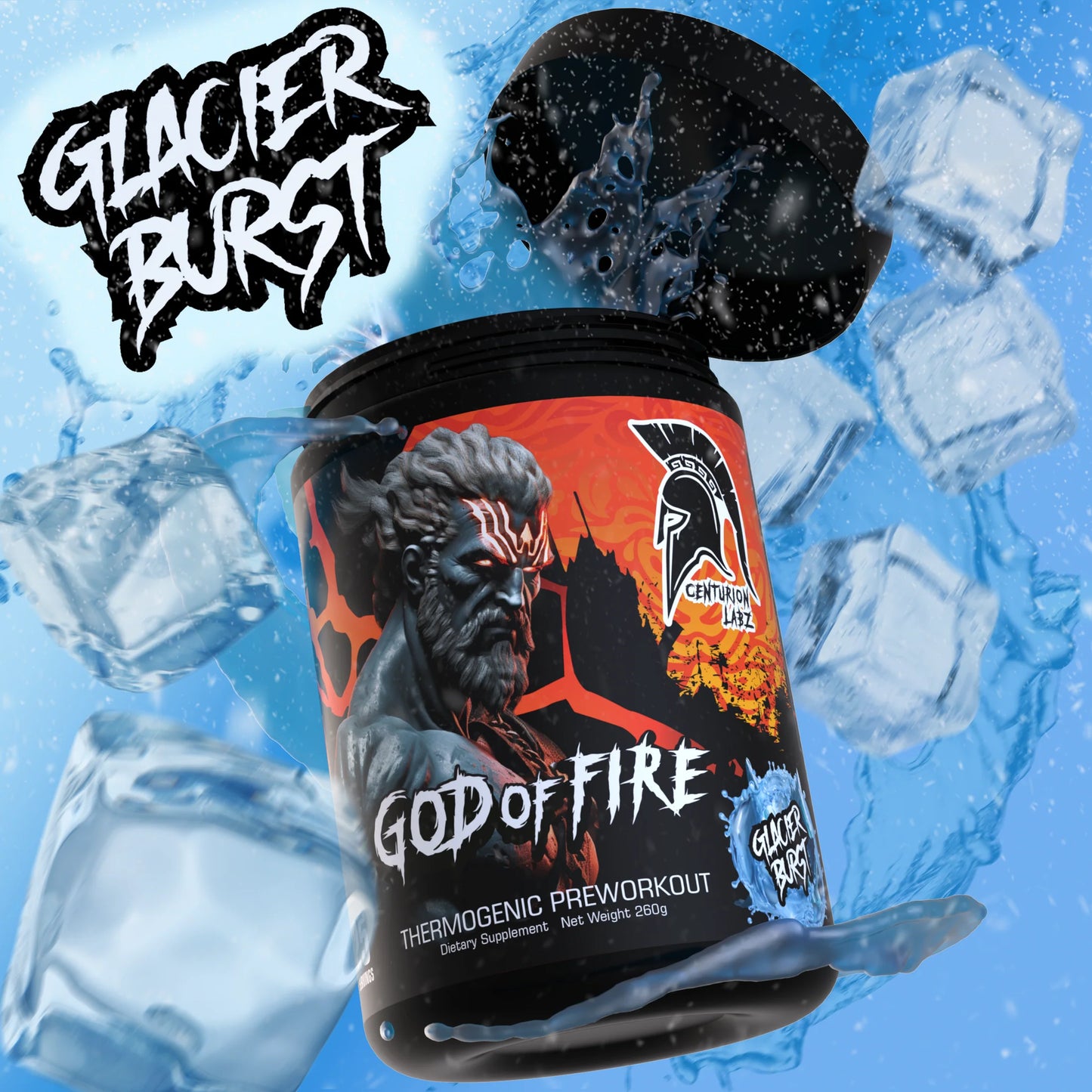 God of Fire (Thermogenic Fat Burning Pre-Workout) - Centurion Labz - ATX Supplements & Nutrition