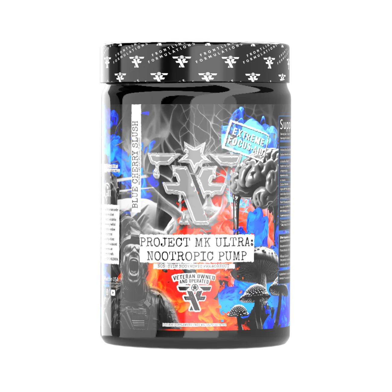 Project MK Ultra: Non-Stim Nootropic Pre-Workout - Frontline Formulations - ATX Supplements & Nutrition