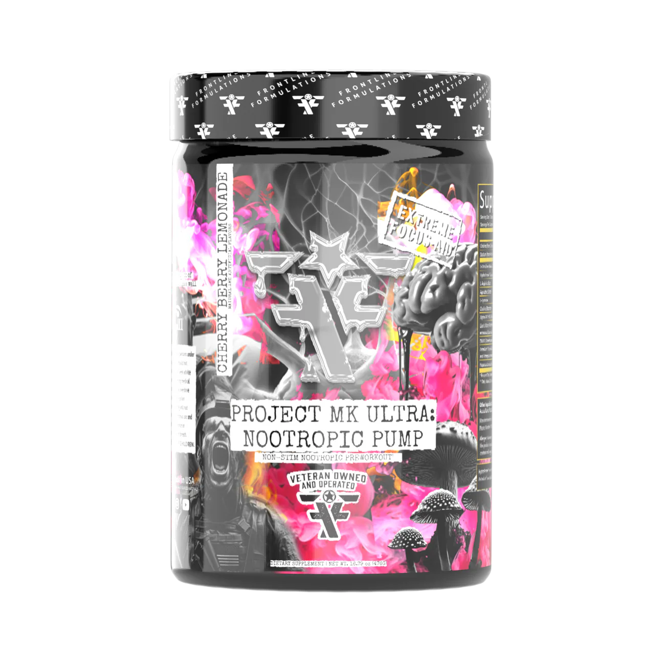 Project MK Ultra: Non-Stim Nootropic Pre-Workout - Frontline Formulations - ATX Supplements & Nutrition
