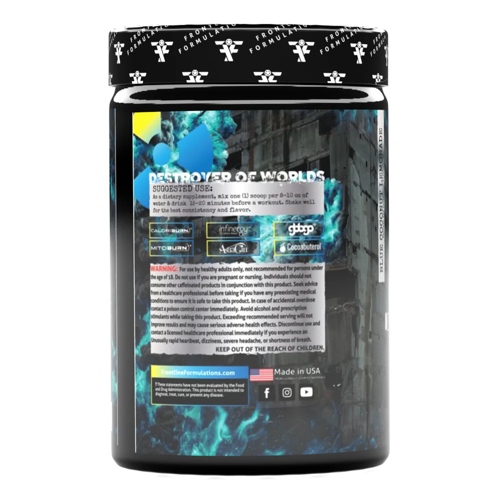 Manhattan Project (Thermogenic Fat Burning Pre-Workout) - Frontline Formulations - ATX Supplements & Nutrition