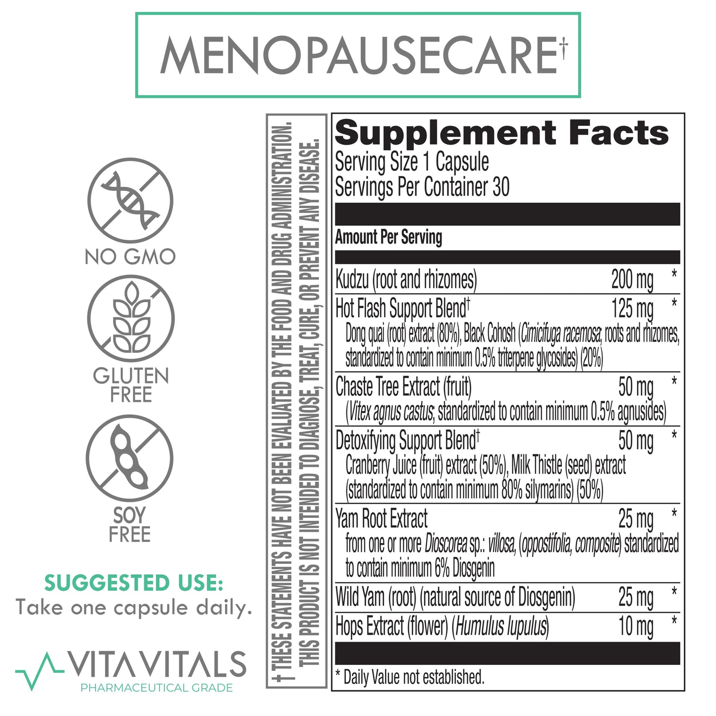 MenopauseCare - VitaVitals - ATX Supplements & Nutrition