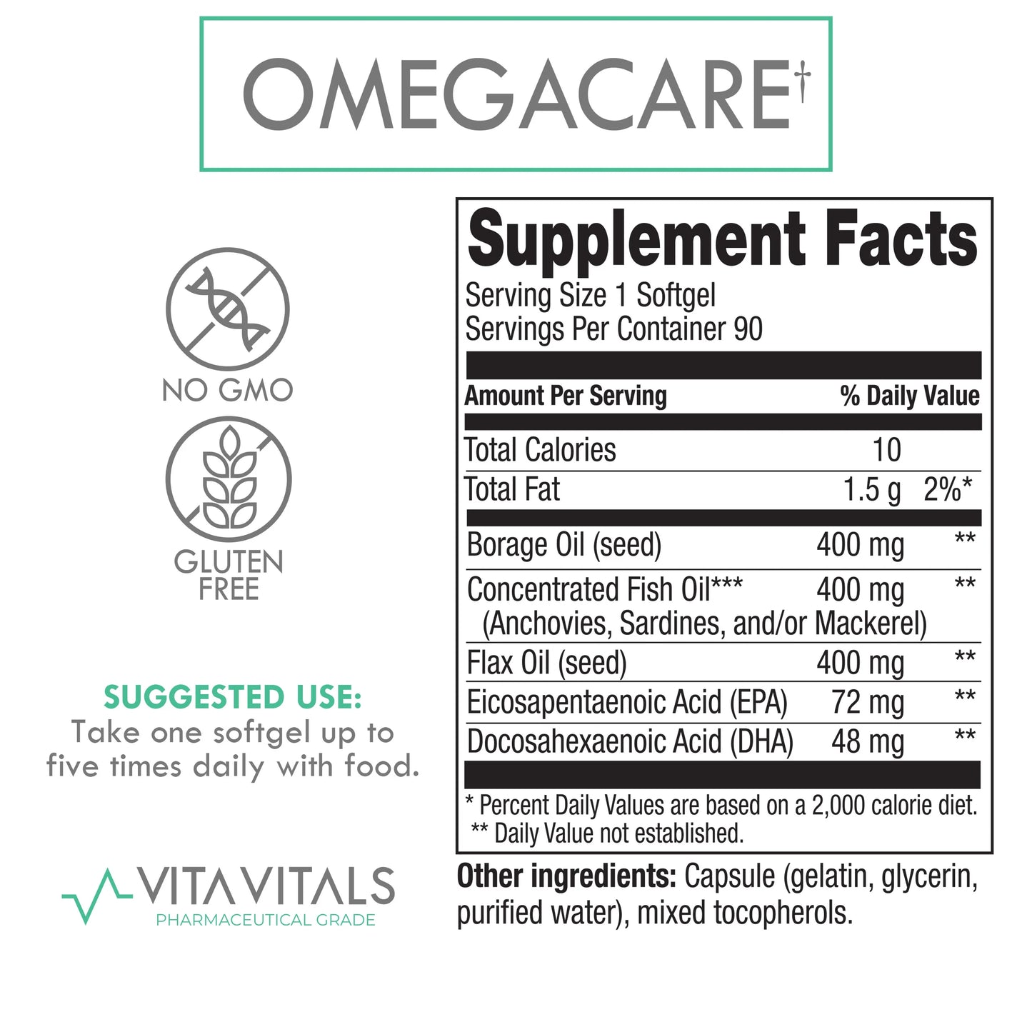 OmegaCare - VitaVitals - ATX Supplements & Nutrition
