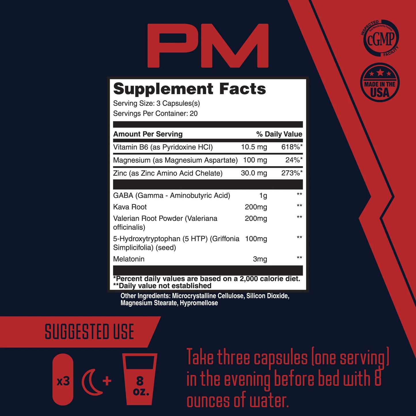 PM (Night-Time Formula) - Top Trainer - ATX Supplements & Nutrition