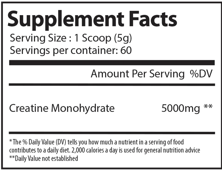 Creatine Monohydrate - Alpha Supps - ATX Supplements & Nutrition
