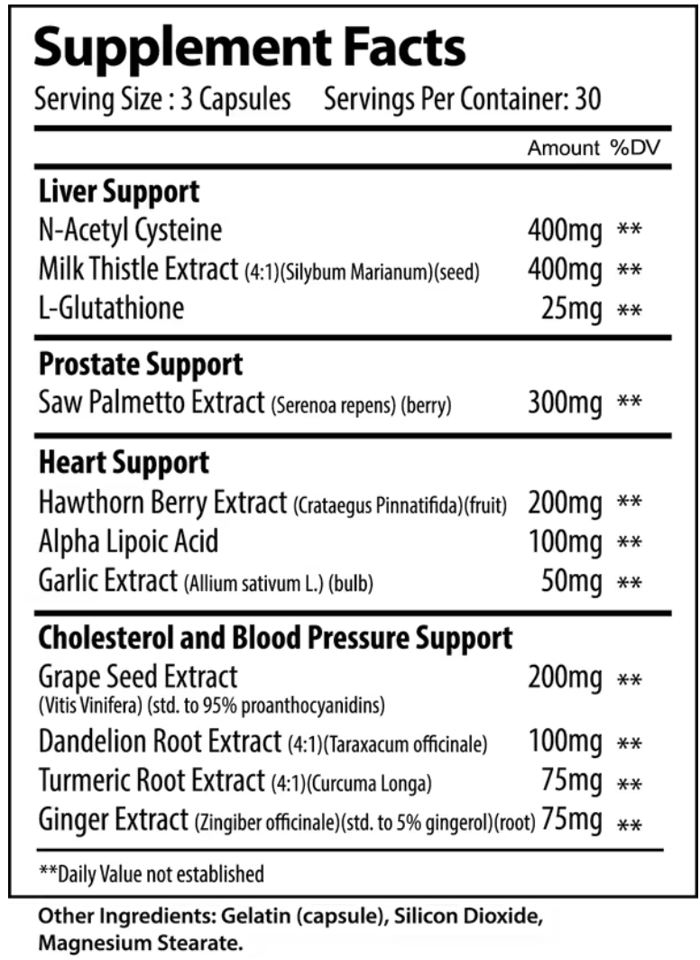 Defender (Complete Organ Support) - Alpha Supps - ATX Supplements & Nutrition
