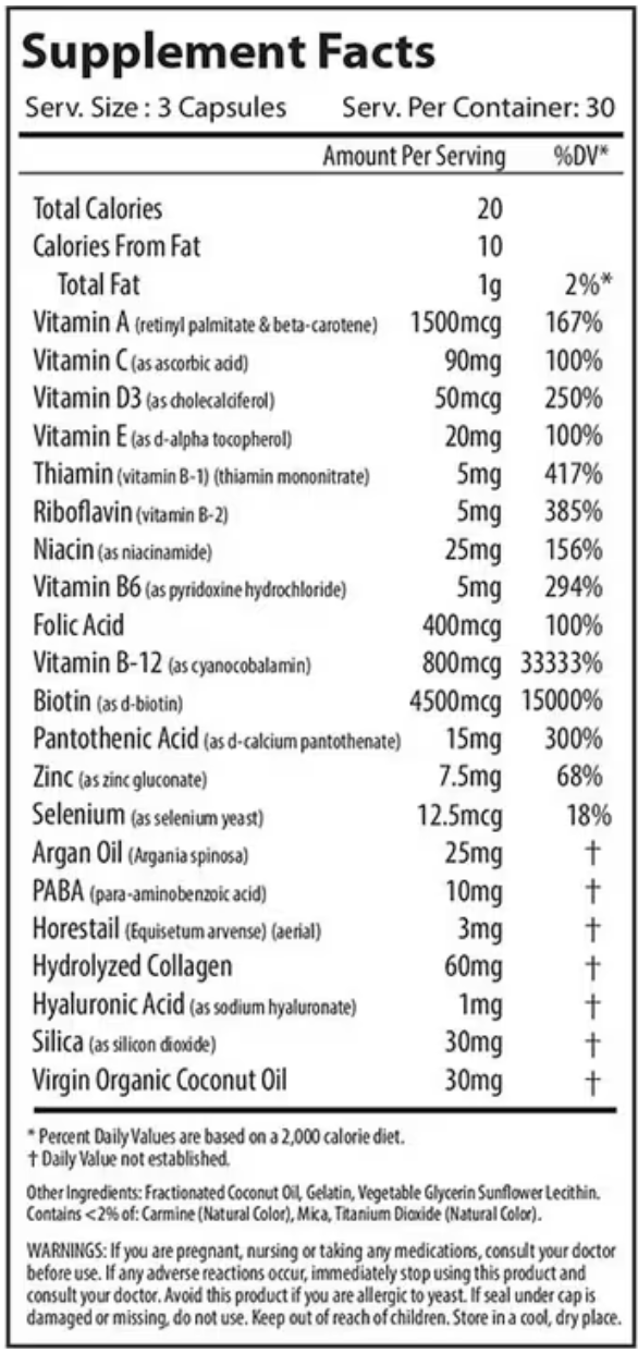 Hair, Skin, & Nails - Alpha Supps - ATX Supplements & Nutrition