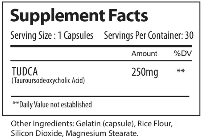 Tudca (Ultimate Liver Health) - Alpha Supps - ATX Supplements & Nutrition