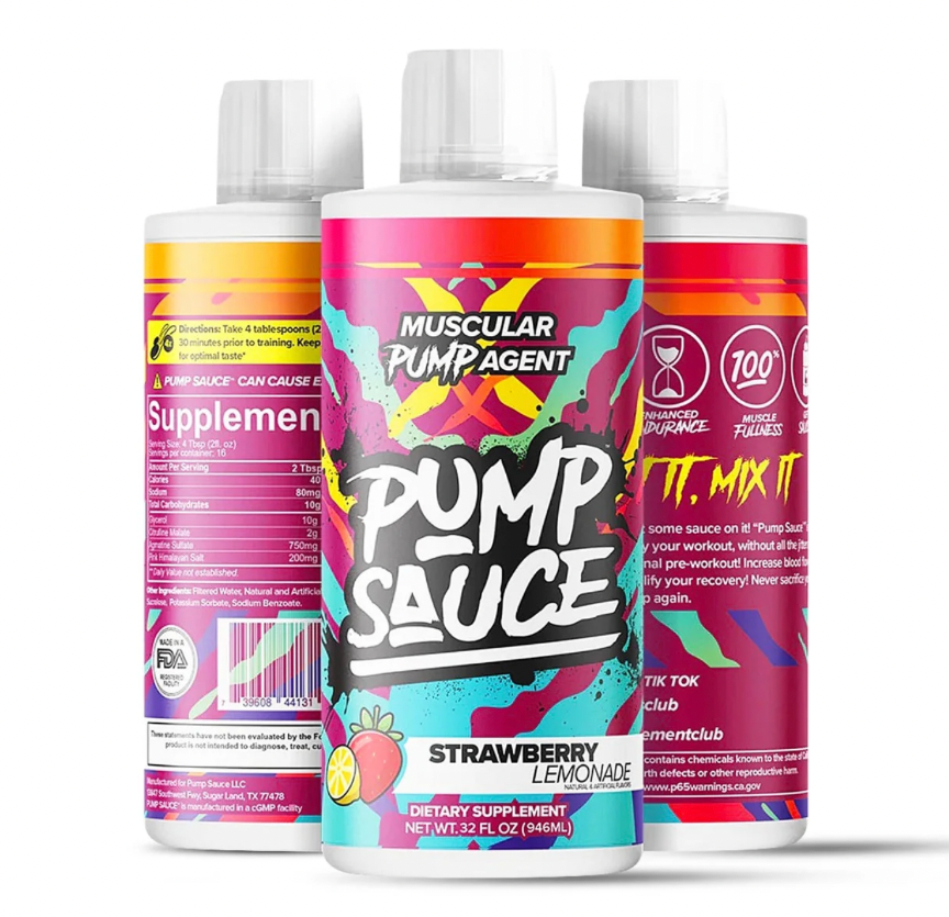 Pump Sauce (Stim-Free Liquid Pre-Workout) - ATX Supplements & Nutrition