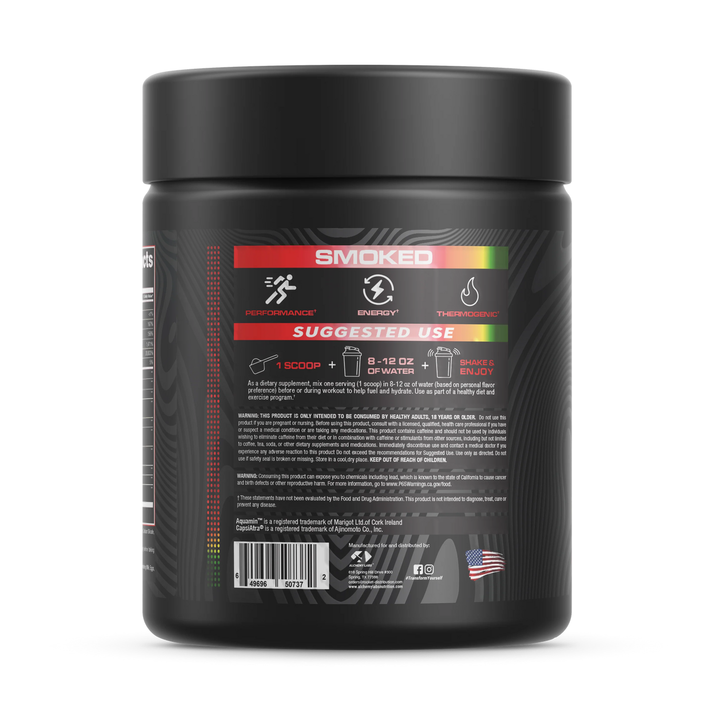 Smoked Pre-Workout - Alchemy Labs - ATX Supplements & Nutrition