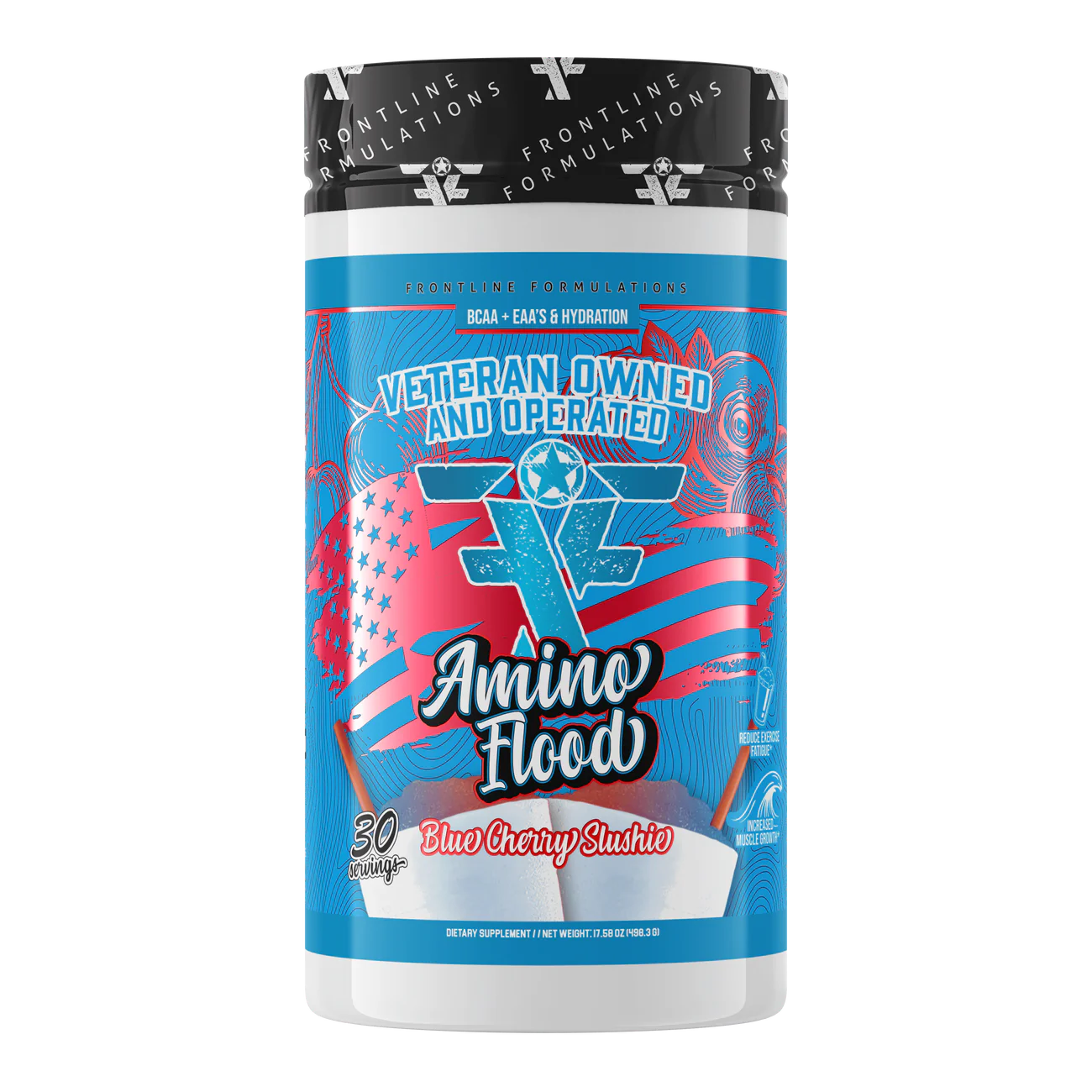 Amino Flood (BCAAs & EAAs) - Frontline Formulations - ATX Supplements & Nutrition