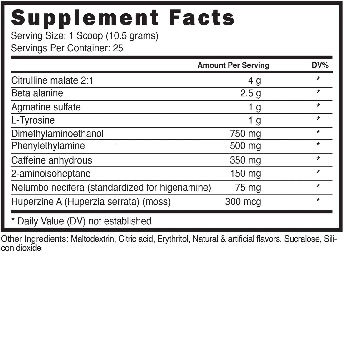 Dust X (High-Stim Pre-Workout) - Blackstone Labs - ATX Supplements & Nutrition