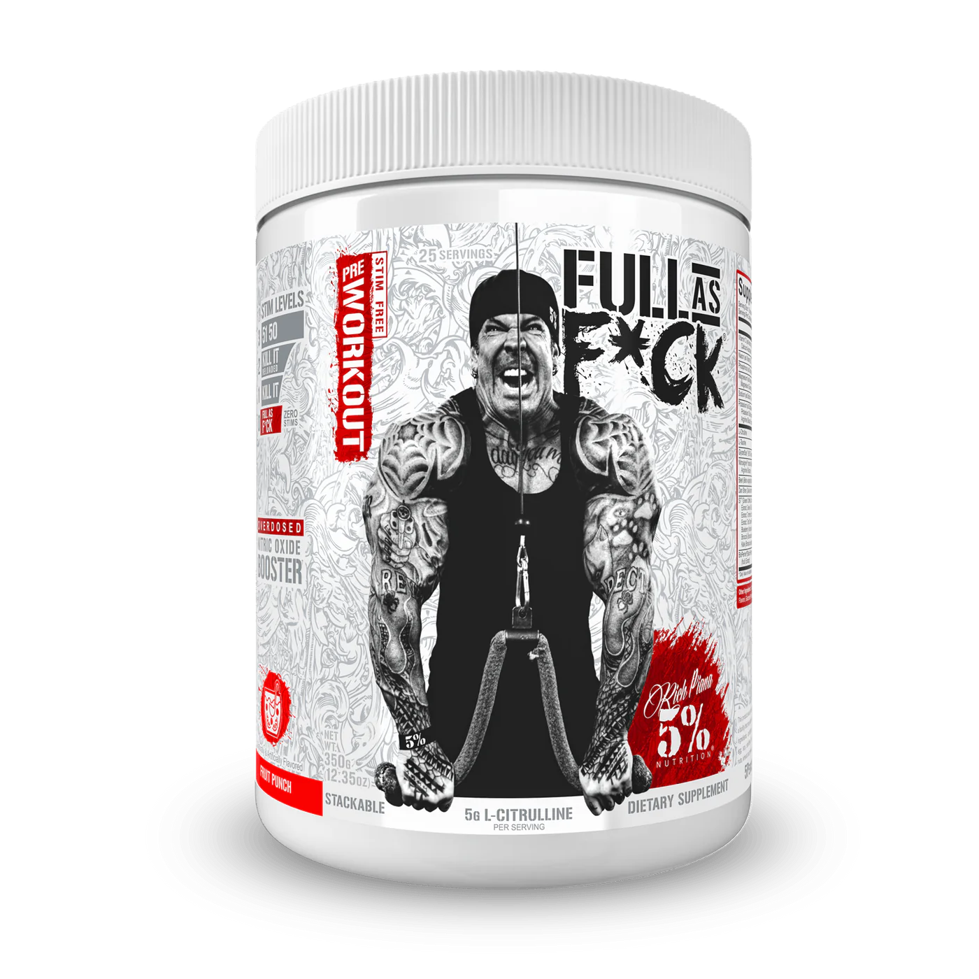 Full As F*ck (Nitric Oxide Booster & Non-Stim Pre-Workout) - 5% Nutrition - ATX Supplements & Nutrition