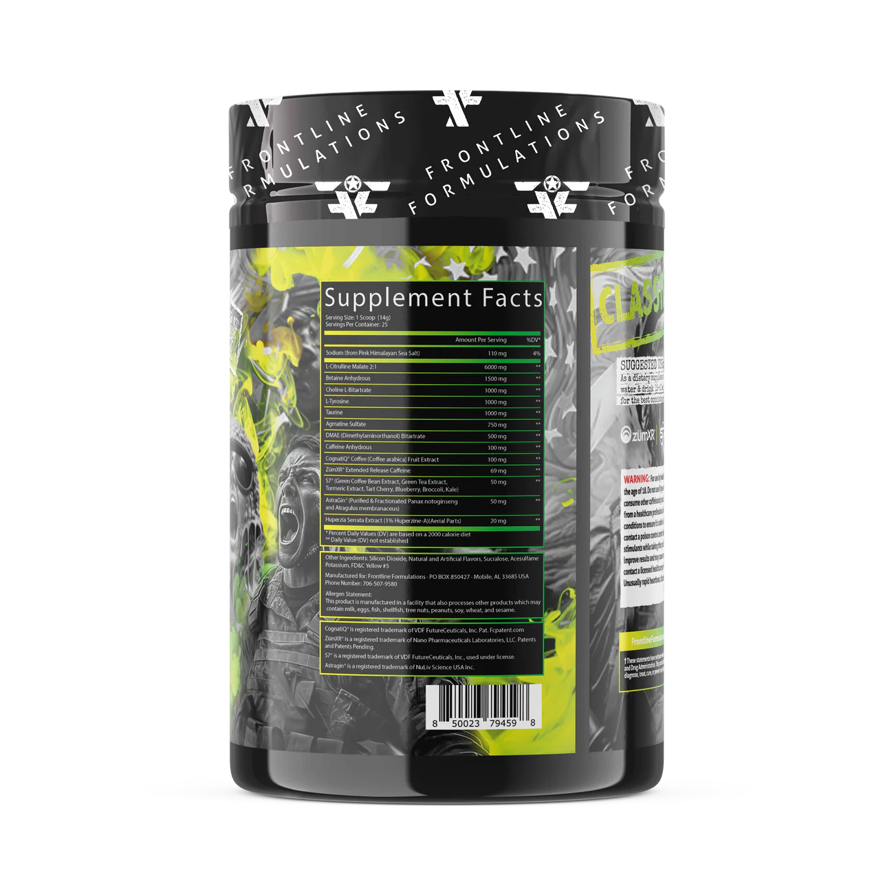 Operation Delirium (Nootropic Pre-Workout) - Frontline Formulations - ATX Supplements & Nutrition
