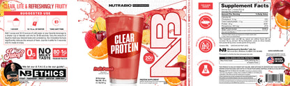 Clear Whey Protein Isolate Powder - NutraBio - ATX Supplements & Nutrition