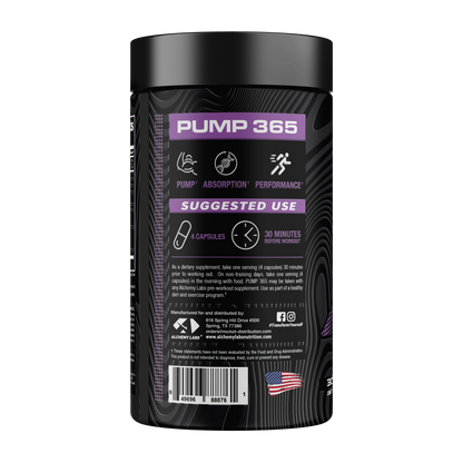 Pump 365 - Alchemy Labs - ATX Supplements & Nutrition