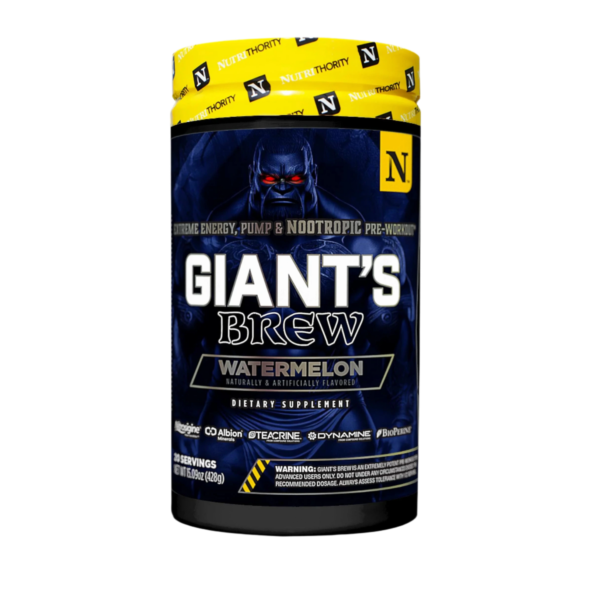 Giant's Brew Pre-Workout - Nutrithority - ATX Supplements & Nutrition