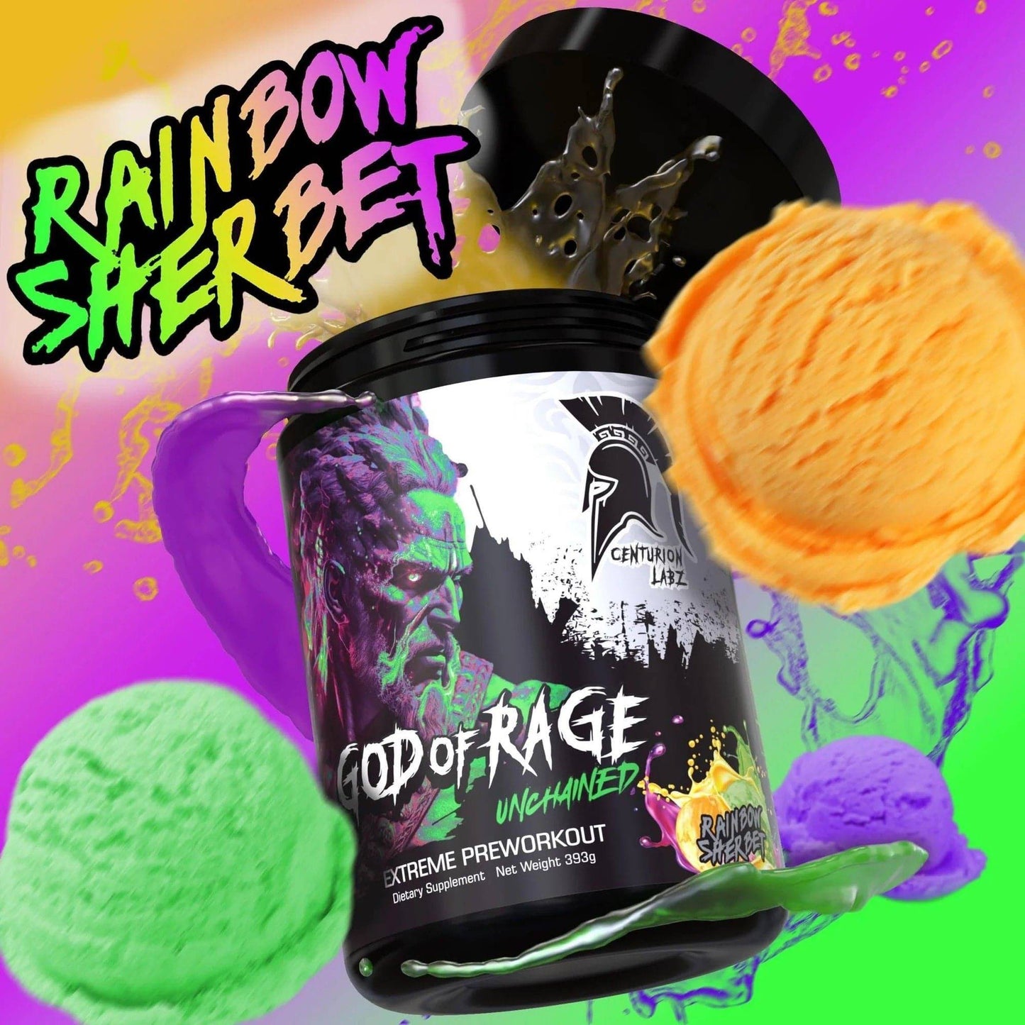 God of Rage (Extreme Pre-Workout) - Centurion Labz
