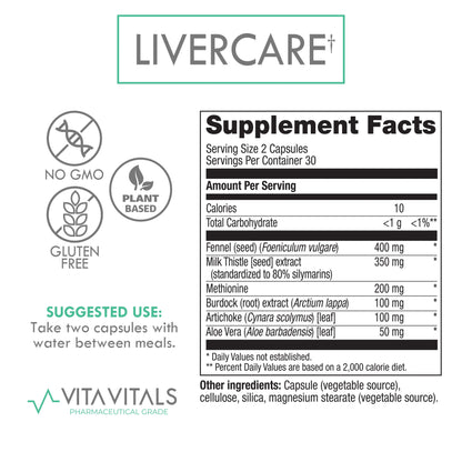 LiverCare - VitaVitals - ATX Supplements & Nutrition