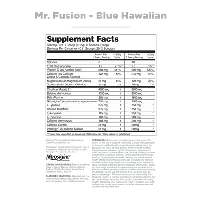 Mr Fusion Pre-Workout - Nutrithority - ATX Supplements & Nutrition