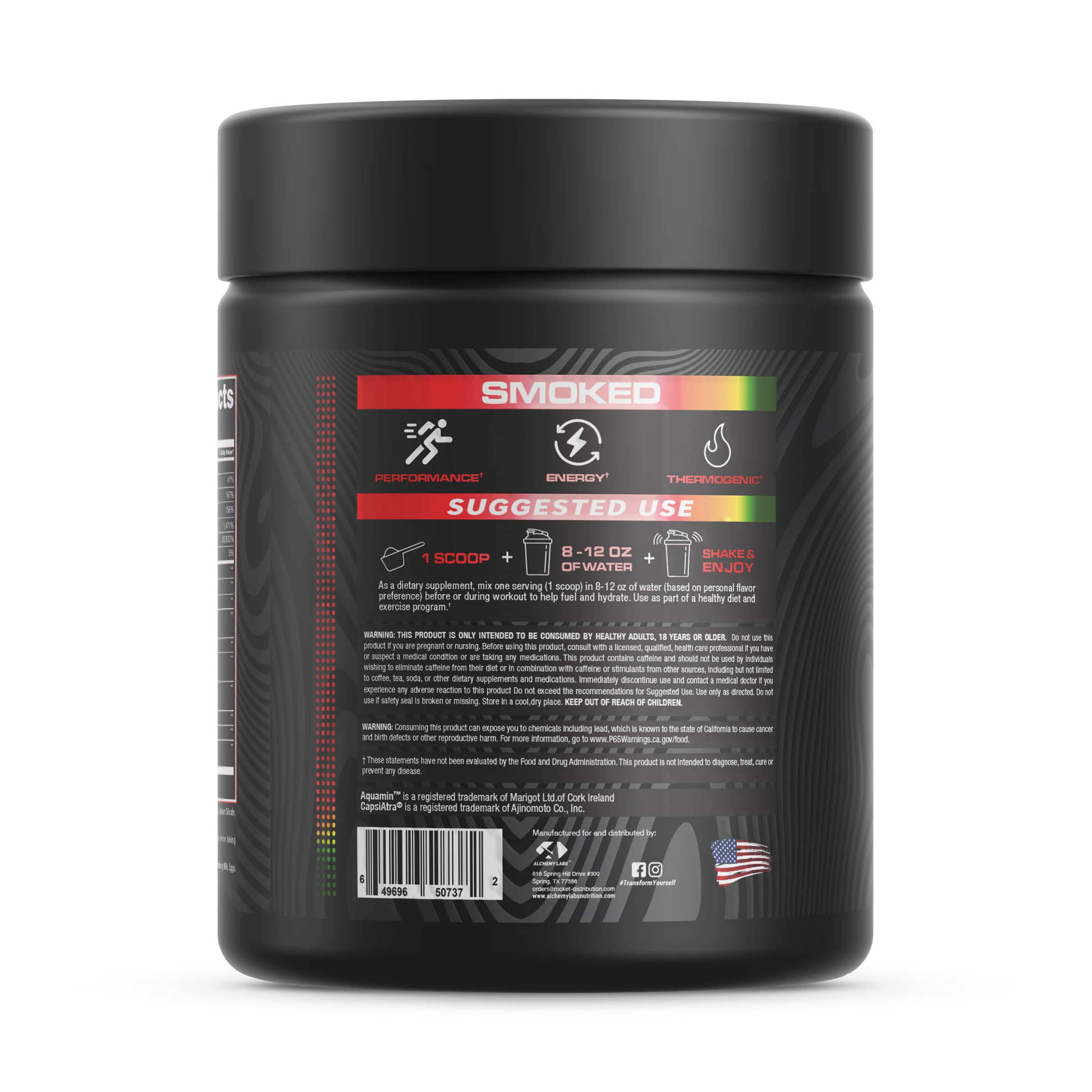 Smoked Pre-Workout - Alchemy Labs - ATX Supplements & Nutrition