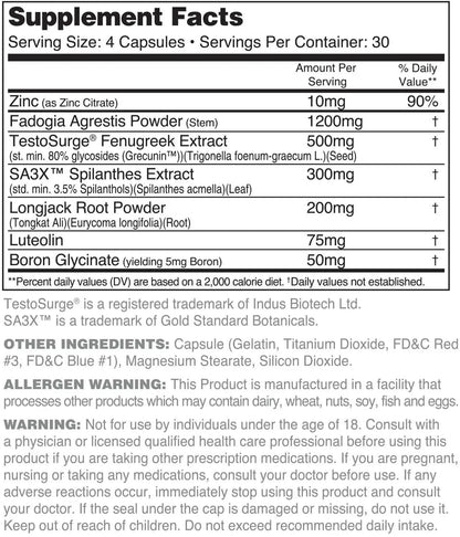 Testothority - Nutrithority - ATX Supplements & Nutrition