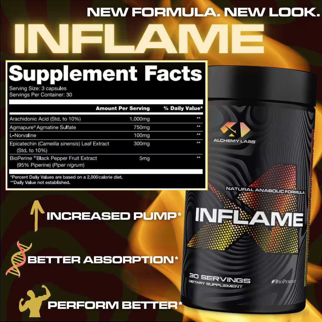 Inflame (Extreme Muscle Builder) - Alchemy Labs - ATX Supplements & Nutrition